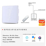 QUOYA Smart Electric Window Opener with WiFi Smart Wall Switch, Remote Control, App Control, Voice Control, Compatible with Alexa, Google, Siri. (40cm Stroke)