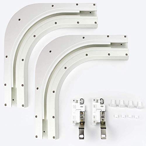 QUOYA Smart Electric Curtain Track- Model AT5810- 90 Degree Bend Set