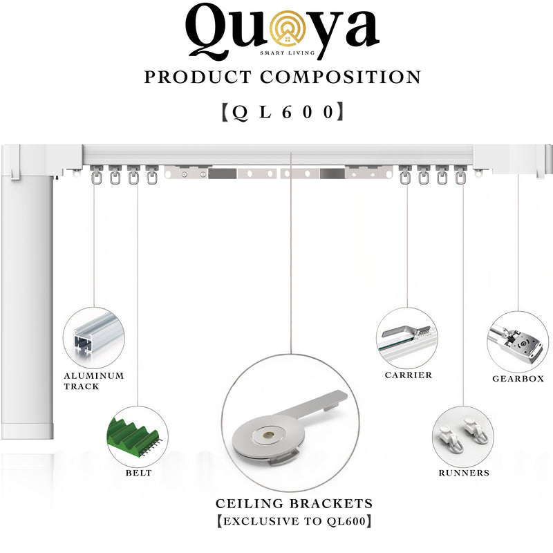 Quoya QL600 Smart Motorised Curtains System