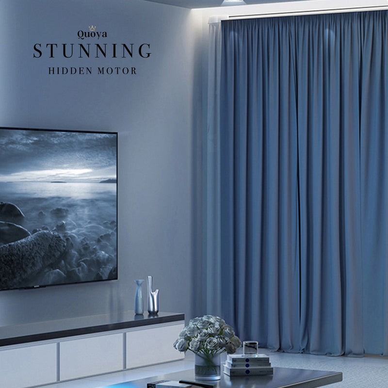 QL500 Smart Electric Curtains- customisable curtain track
